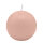 Kerzen Kugel Taupe Rose