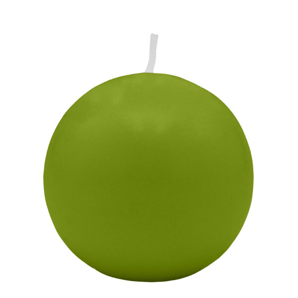 Kerzen Kugel Limonegrün