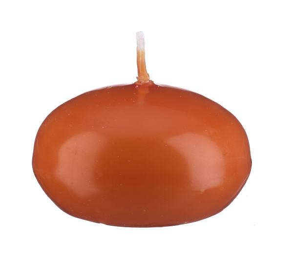 Schwimmkerzen Karotte Dunkel-Orange