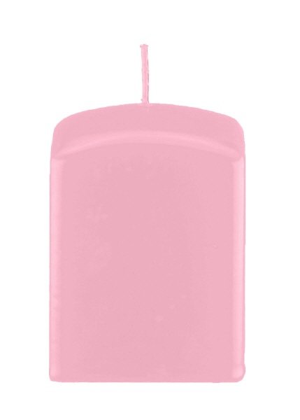 Quaderkerzen Rosa