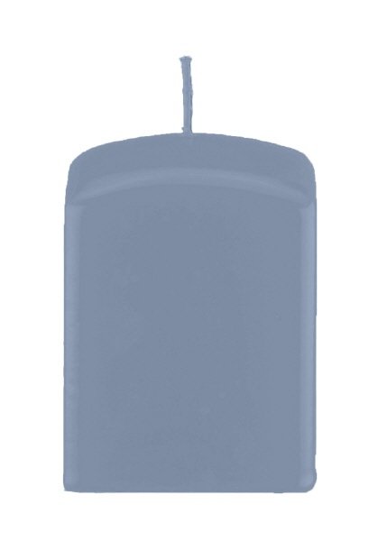 Quaderkerzen Pacific Blau Grau