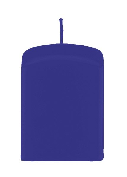 Quaderkerzen Royalblau