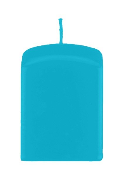 Quaderkerzen Ocean Blau
