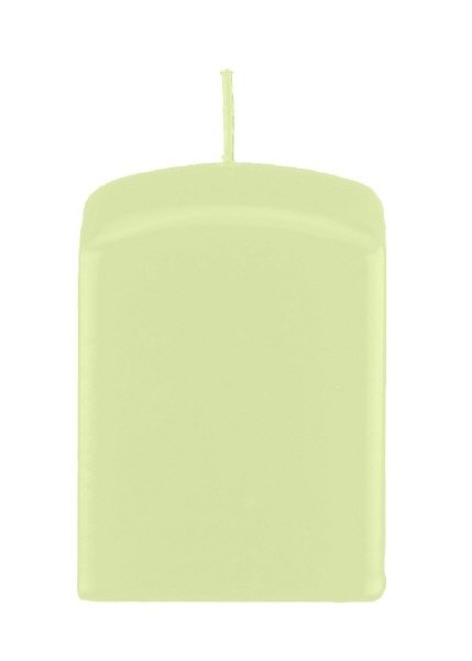 Quaderkerzen Kiwi Hellgrün