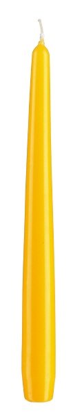 Konische Spitzkerzen Goldgelb