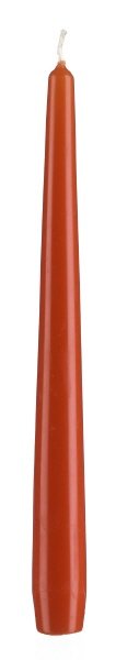 Konische Spitzkerzen Karotte Dunkel-Orange