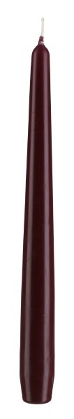 Konische Spitzkerzen Bordeaux