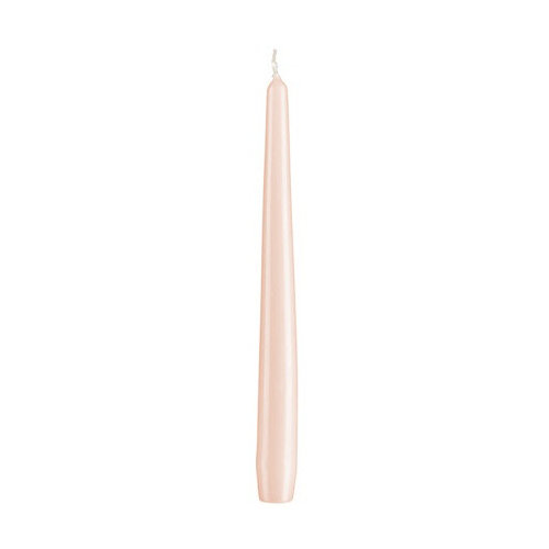 Konische Spitzkerzen Taupe Rose