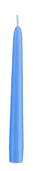 Konische Spitzkerzen Blue Bell Hellblau