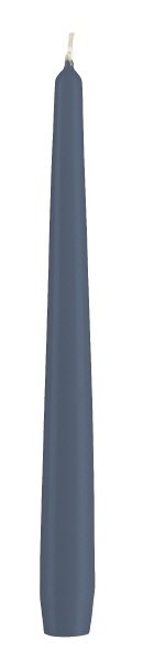 Konische Spitzkerzen Pacific Blau Grau
