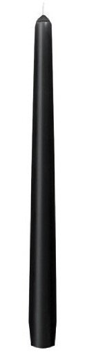 Konische Spitzkerzen Schwarz