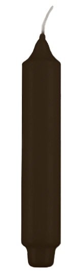 Stabkerzen mit Zapfenfuß Chocolate Schokolade