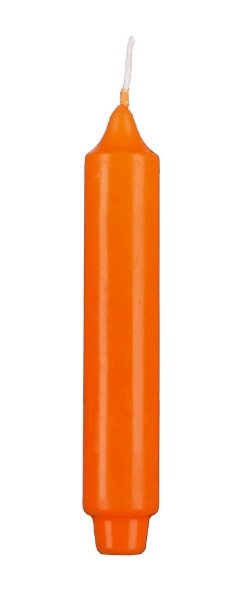 Stabkerzen mit Zapfenfuß Mandarin Orange