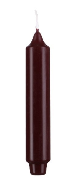 Stabkerzen mit Zapfenfuß Bordeaux