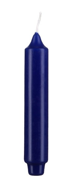 Stabkerzen mit Zapfenfuß Royalblau