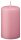 Stumpenkerzen (Flachkopf) Rosa 80 x Ø 40 mm, 24 Stück