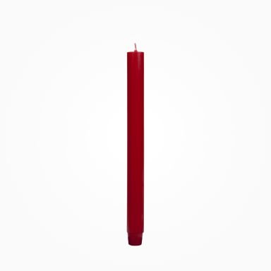 Flachkopf-Stabkerzen Antik Rot