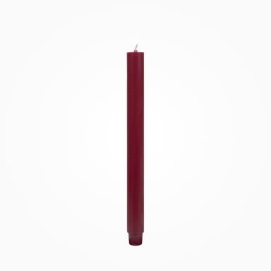 Flachkopf-Stabkerzen Bordeaux