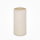Moderne Flachkopf Stumpenkerzen Creme