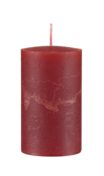 Kerzen Rustik Stumpen Weihnachtsrot