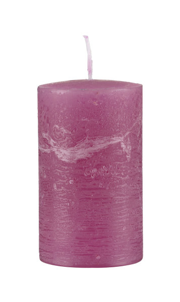 Kerzen Rustik Stumpen Pink