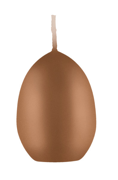 Eierkerzen Metallic Kupfer