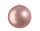 Kugelkerzen Taupe Rose Matt mit Metalleffekt