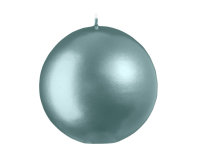 Kugelkerzen Stahlblau Matt mit Metalleffekt