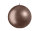 Kugelkerzen Mocca Matt mit Metalleffekt
