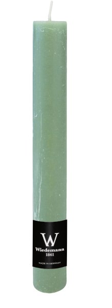 Durchgefärbte Rustik Stabkerze Eucalyptus 200 x Ø 35 mm, 1 Stück
