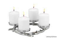 Kerzenständer "Geweih" für 4 Stumpenkerzen