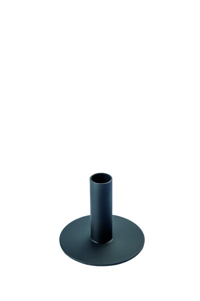 Kerzenleuchter Matt-Schwarz Höhe 80 mm für Stabkerzen Ø 20 mm