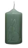 Frühlingskerze "Rabbit" Seegrün...