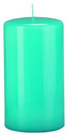 Stumpenkerzen (Flachkopf) Ocean Blau 300 x Ø 70...