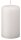 Stumpenkerzen (Flachkopf) Weiß 250 x Ø 90 mm, 6 Stück