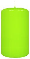 Stumpenkerzen (Flachkopf) Lime Grün 200 x Ø...