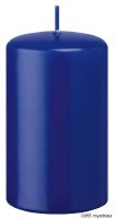 Stumpenkerzen (Flachkopf) Royalblau 200 x Ø 40 mm,...