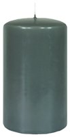 Stumpenkerzen (Flachkopf) Grau 200 x Ø 40 mm, 4...