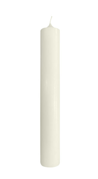 Altarkerze 100% Ceresin Elfenbein 600 x Ø 60 mm