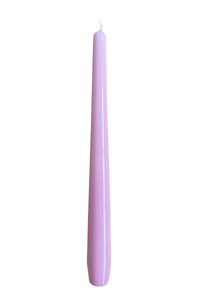 Gelackte Spitzkerzen Rosa 290 x Ø 23 mm, 12 Stück