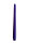 Gelackte Spitzkerzen Violett 290 x Ø 23 mm, 12 Stück