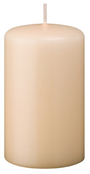 Stumpenkerzen (Flachkopf) Champagner 60 x Ø 50 mm, 16 Stück