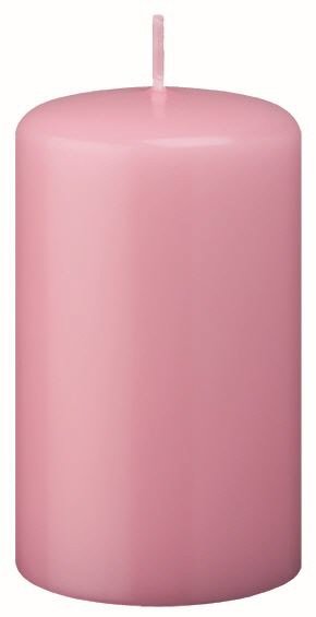 Stumpenkerzen (Flachkopf) Rosa 60 x Ø 50 mm, 16 Stück