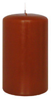 Stumpenkerzen (Flachkopf) Haselnuss 60 x Ø 50 mm,...