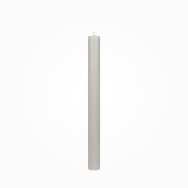 Flachkopf durchgefärbte Stabkerzen Hell-Leinen 290 x Ø 21 mm, 1 Stück