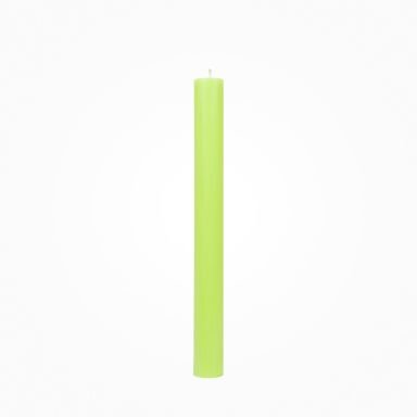 Flachkopf durchgefärbte Stabkerzen Limone 290 x Ø 21 mm, 1 Stück