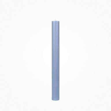 Flachkopf durchgefärbte Stabkerzen Nordisch-Blau 290 x Ø 21 mm, 1 Stück