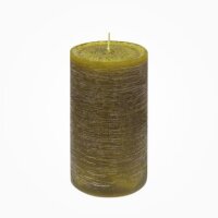 Nordische Reifkerzen Grüne Olive Ø 80 x 150...