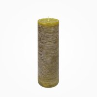 Nordische Reifkerzen Grüne Olive Ø 80 x 250...