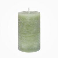 Nordische Reifkerzen Hell-Khaki Ø 70 x 120 mm, 1...